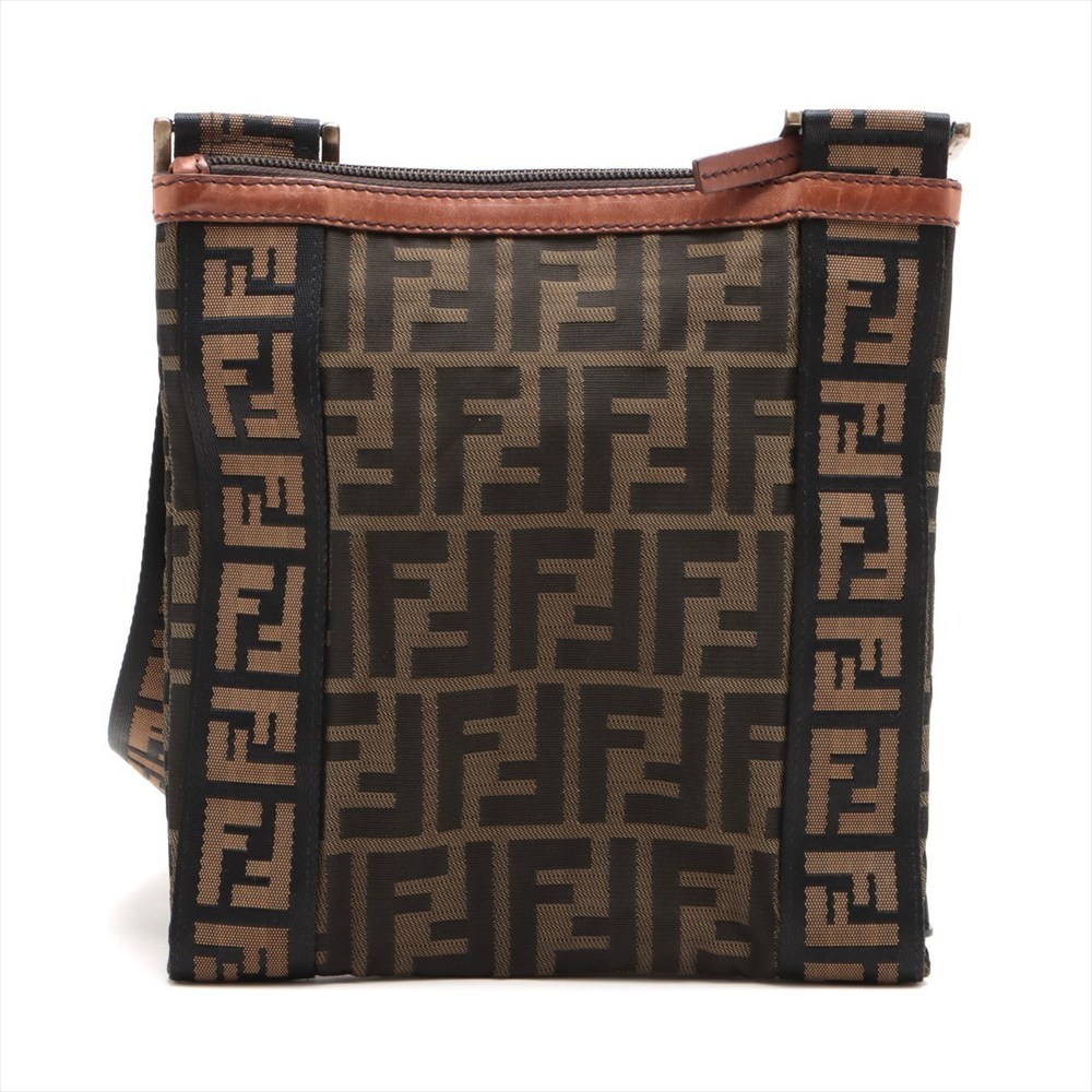 Fendi Messenger Zucca Crossbody Bag Bag